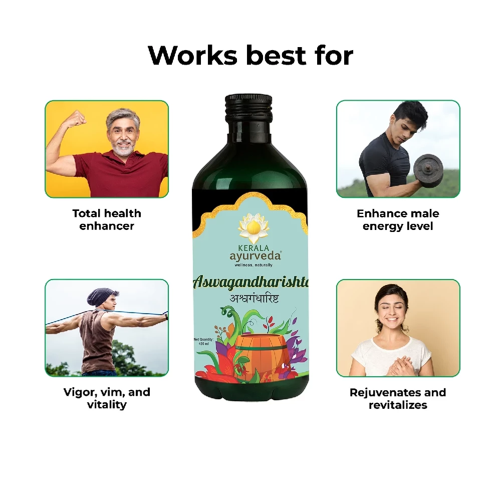 Kerala Ayurveda Aswagandharishtam, 450 ml-3.webp